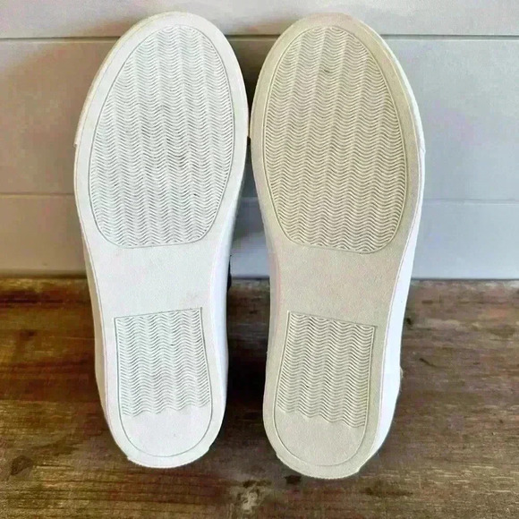 Botkier New York Taupe Harvey Snakeskin Effect Leather Sneakers Size 6 - Picture 7 of 8